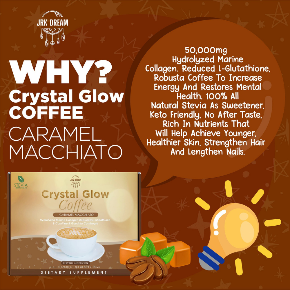 JRK Dream Crystal Glow Coffee Caramel Macchiato Drink