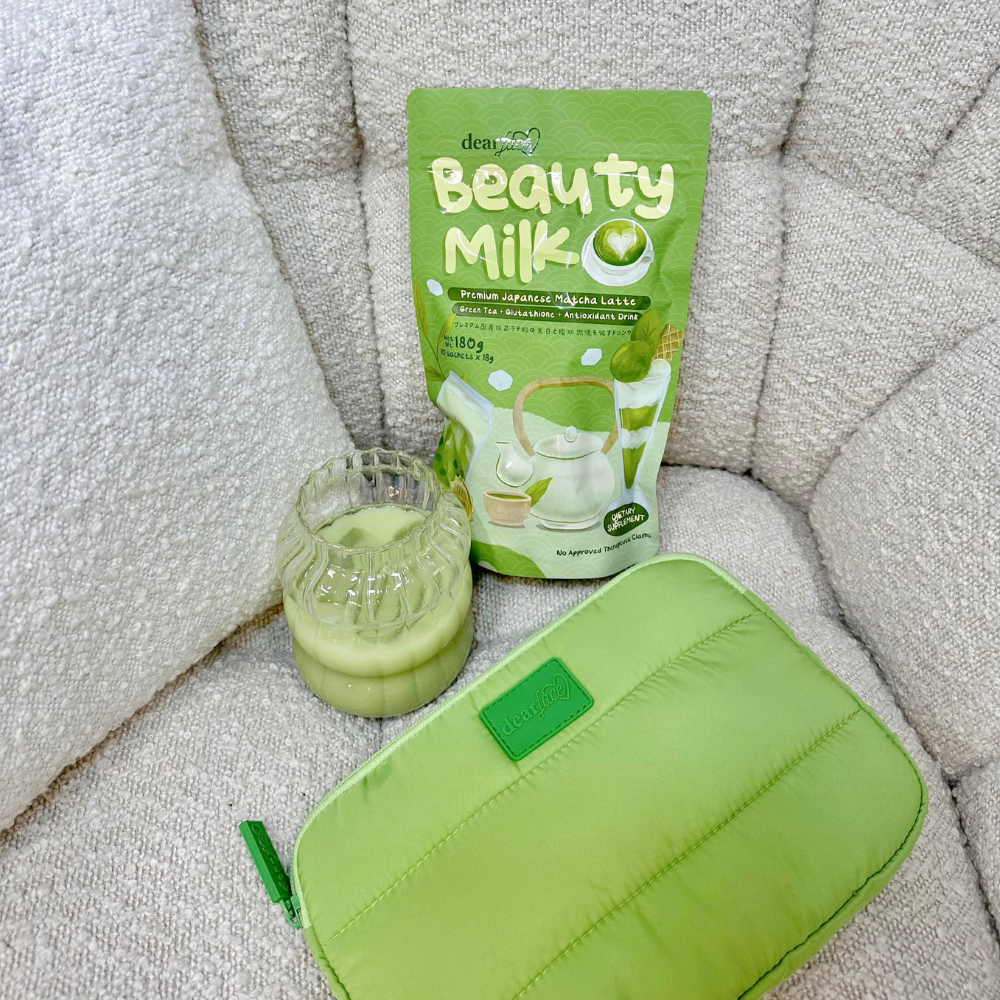 Dear Face Beauty Milk Premium Japanese Matcha Latte - Antioxidant Drink