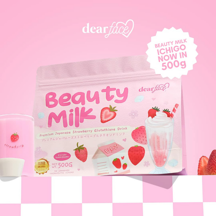 Beauty Milk - Premium Japanese Strawberry Glutathione Drink