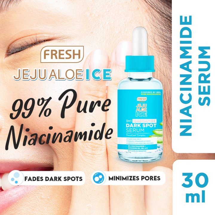 Jeju Aloe Ice 3 in 1 Niacinamide Dark Spot Serum