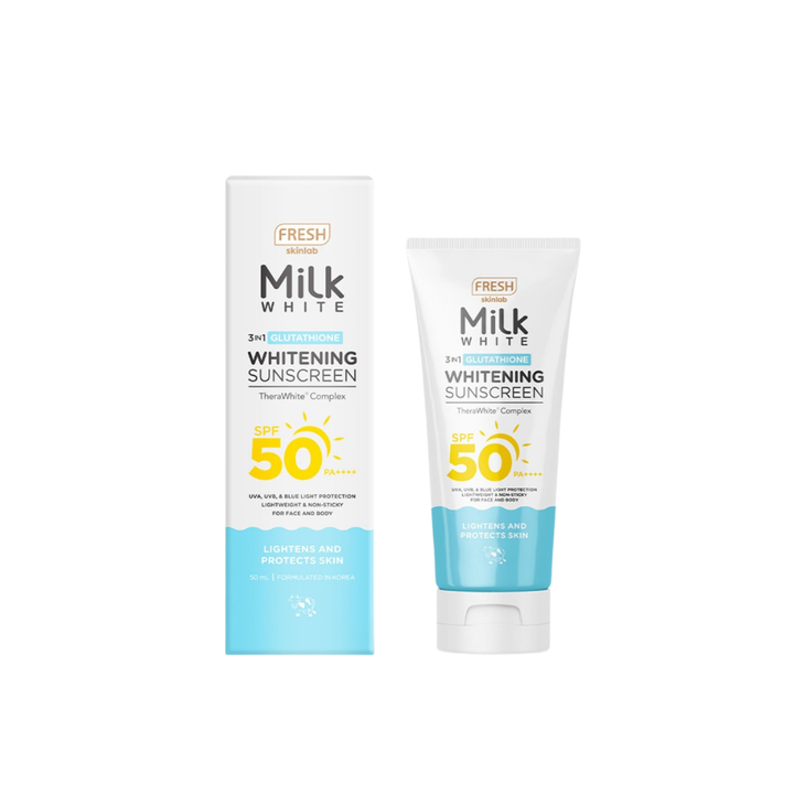 Fresh Skinlab Philippines Milk White 3 in 1 Glutathione Whitening Sunscreen 50ml