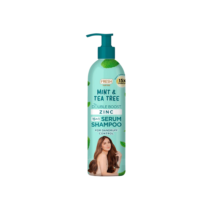 Fresh Hairlab Mint and Tea Tree 15 in 1 Serum Shampoo for Dandruff Control 430ml