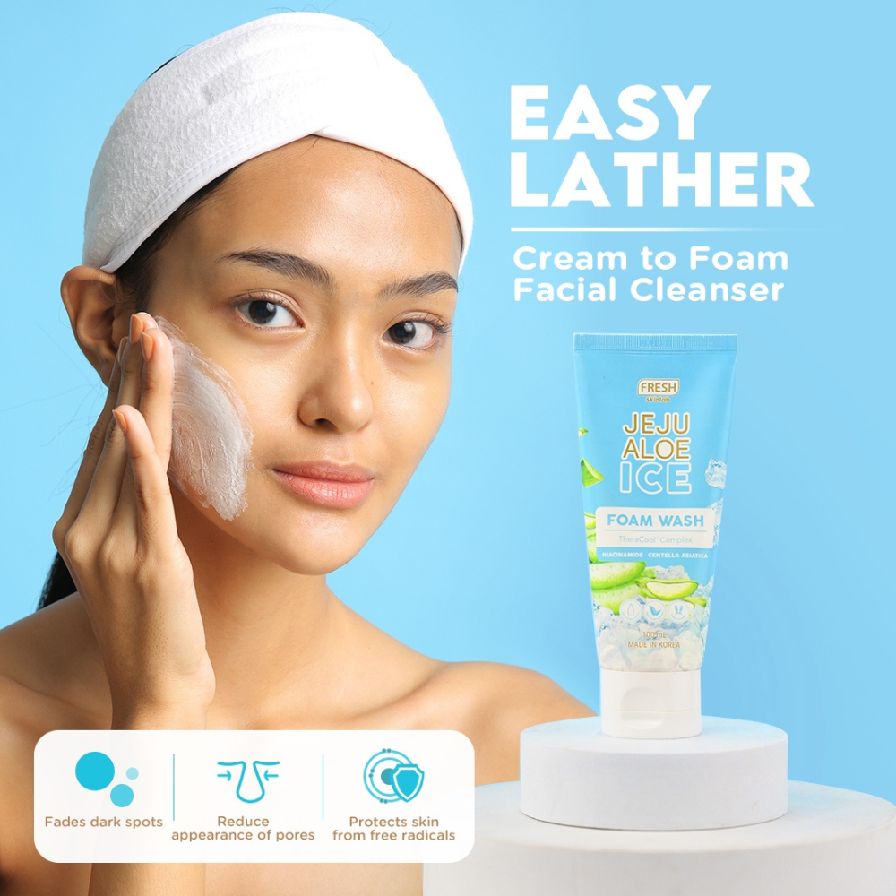 Jeju Aloe Ice Foam Wash