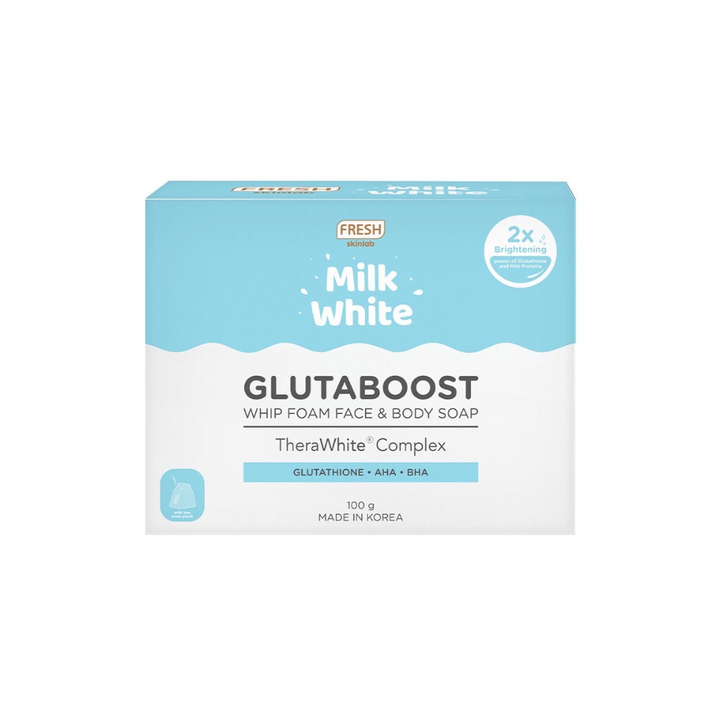 Milk White Whip Foaming Face and Body Soap