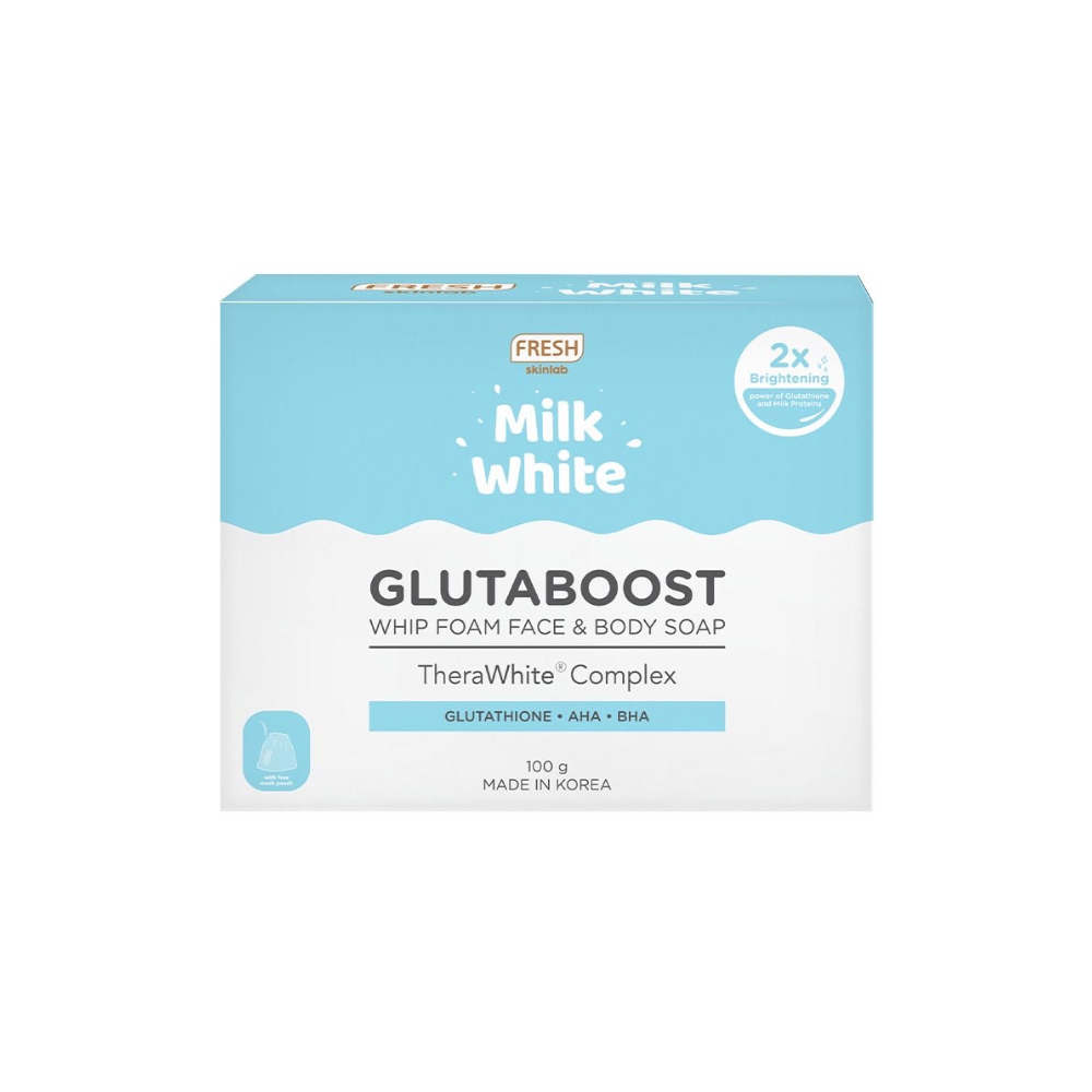 Milk White Whip Foaming Face and Body Soap