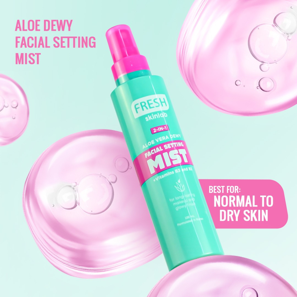 Fresh Philippines Skinlab 2-in-1 Aloe Vera Dewy Facial Setting Mist 100ml