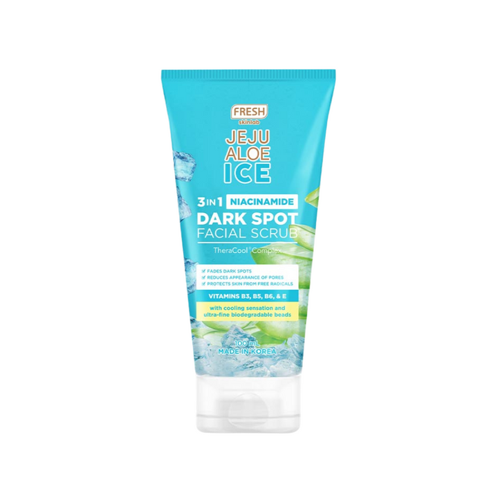 Jeju Aloe Ice 3 in 1 Niacinamide Dark Spot Facial Scrub