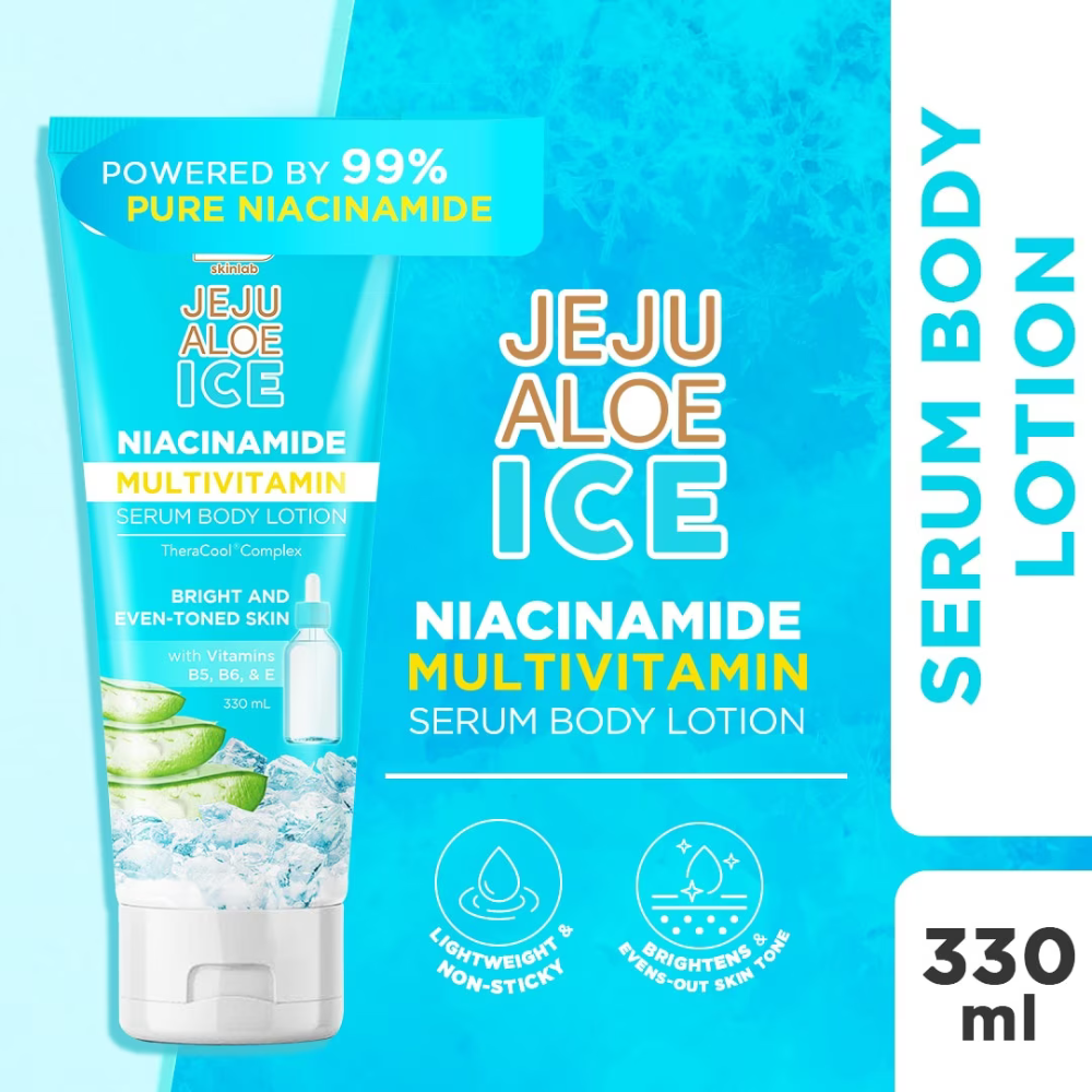Fresh Skinlab Philippines Jeju Aloe Ice Niacinamide Multivitamin Serum Body Lotion 330ml