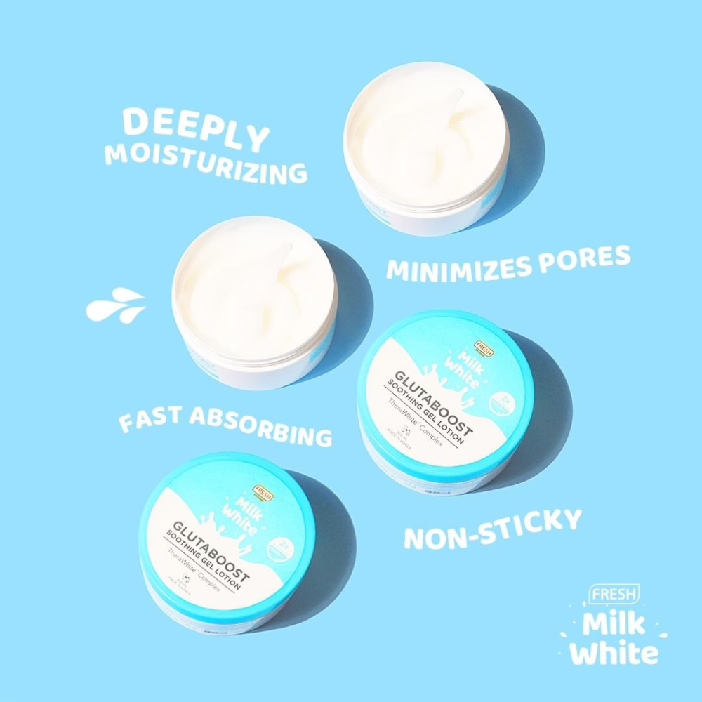 Milk White Glultaboost Soothing Gel Lotion