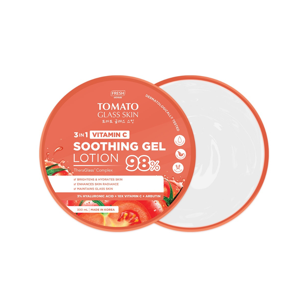 Fresh Skinlab 3 in 1 Vitamin C Tomato Glass Skin Soothing Gel Lotion