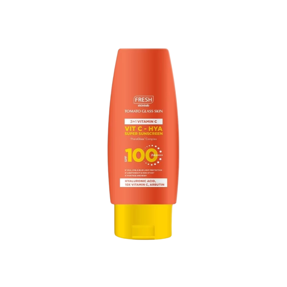 Fresh Philippines Skinlab Tomato Glass Skin 3 in 1 Vit C- Hya Super Sunscreen SPF 100 100ml