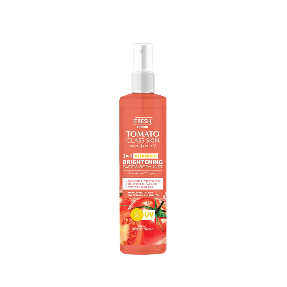 Fresh Skinlab Philippines 3 in 1 Vitamin C Tomato Glass Skin Face And Body Mist with UV Protection