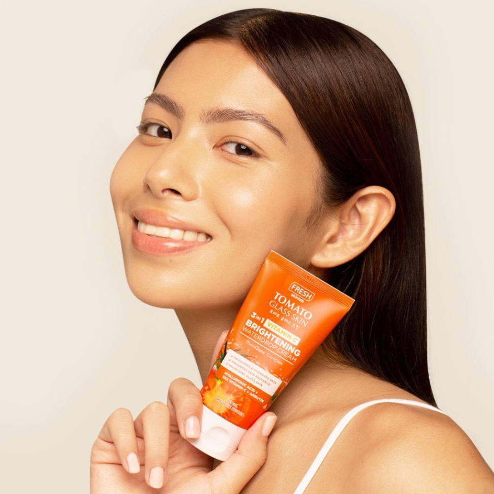 Fresh Skinlab Philippines 3 in 1 Vitamin C Tomato Glass Skin Hyaluronic Water Drop Cream