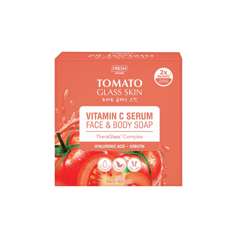 Tomato Glass Skin Vitamin C Serum Soap