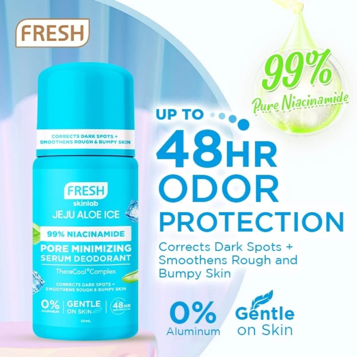 Fresh Skinlab Jeju Aloe Ice Pore Minimizing Serum Deodorant — 50ml