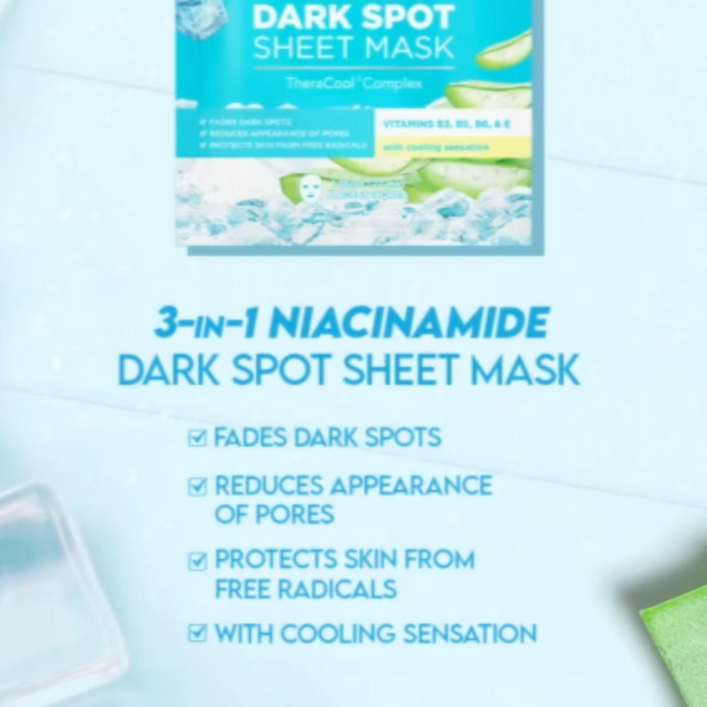 Fresh Skinlab Jeju Aloe Ice 3 in 1 Niacinamide Dark Spot Sheet Mask