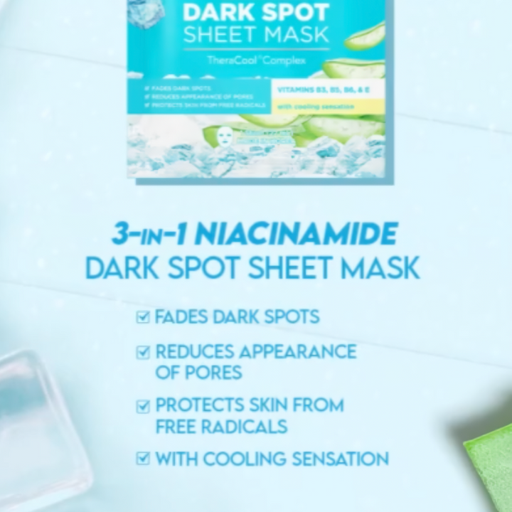 Fresh Skinlab Jeju Aloe Ice 3 in 1 Niacinamide Dark Spot Sheet Mask