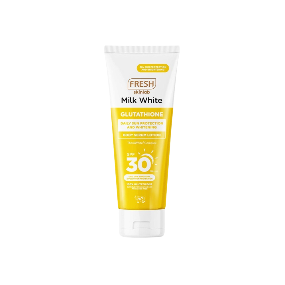 Fresh Skinlab Milk White Glutathione Body Serum Lotion SPF 30 PNY BEAUTY Fresh Skinlab Milk White Glutathione Body Serum Lotion SPF 30 PNY BEAUTY