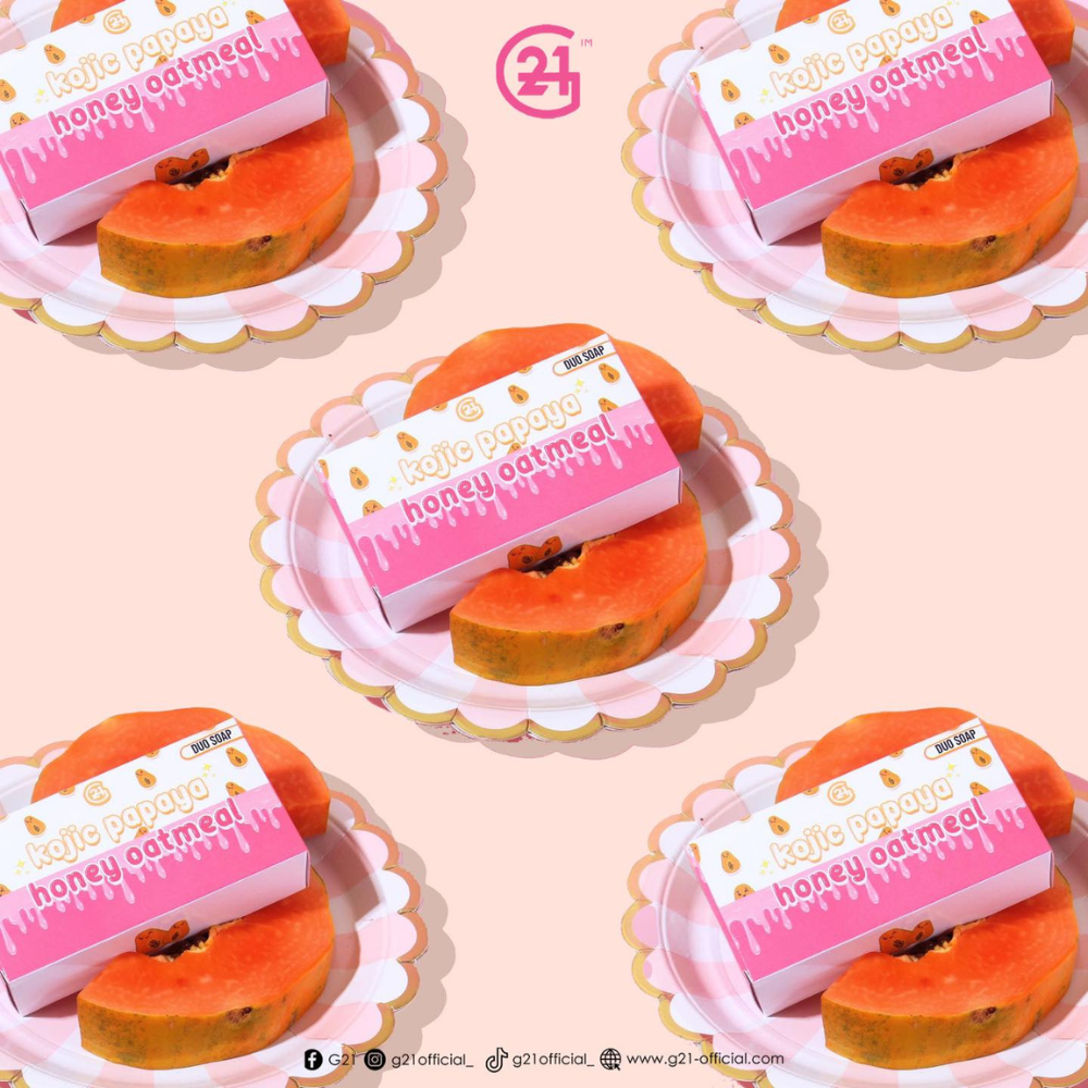 G21 Kojic Papaya Honey Oatmeal Fae and Body Soap