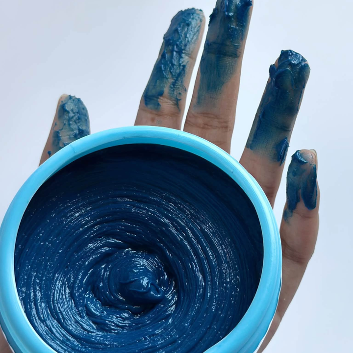 G21 Moroccan Blue Nila Powder Glow Boosting Face & Body Mask