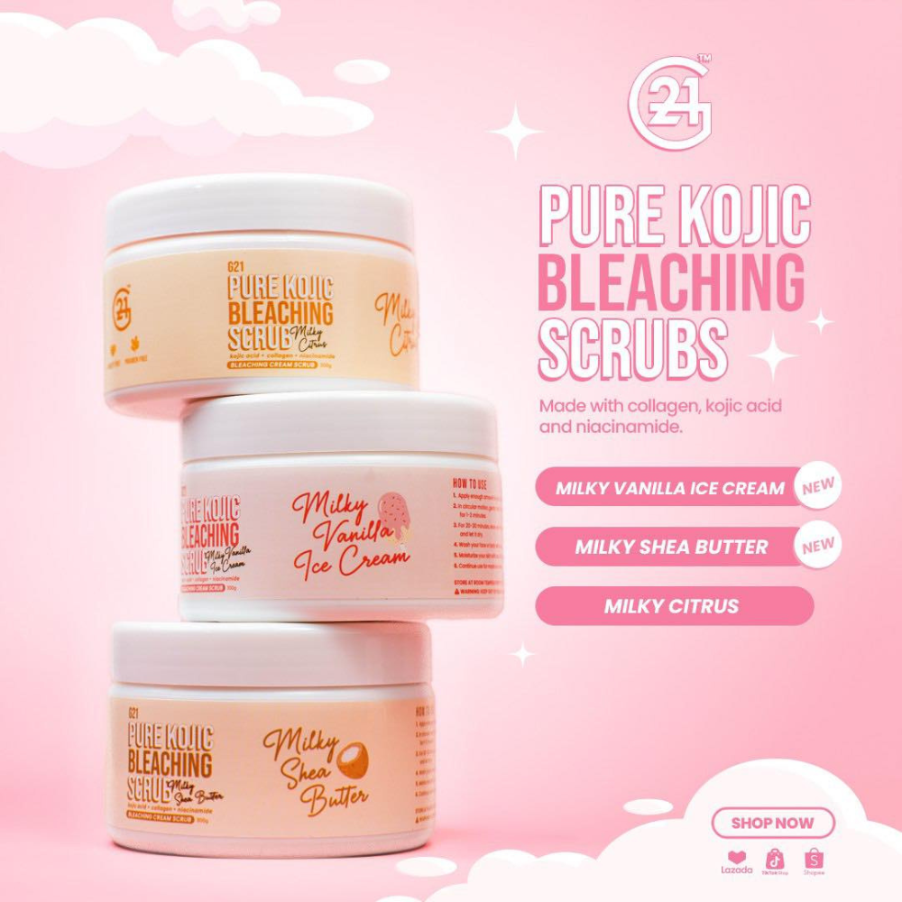 G21 Pure Kojic Bleaching Cream Scrub - Milky Citrus