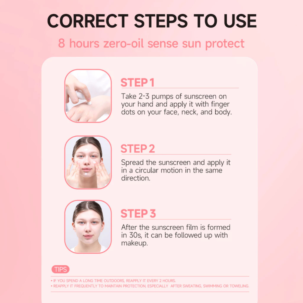 Gmeelan Rose Arbutin Glowing Sunscreen SPF50 PA +++