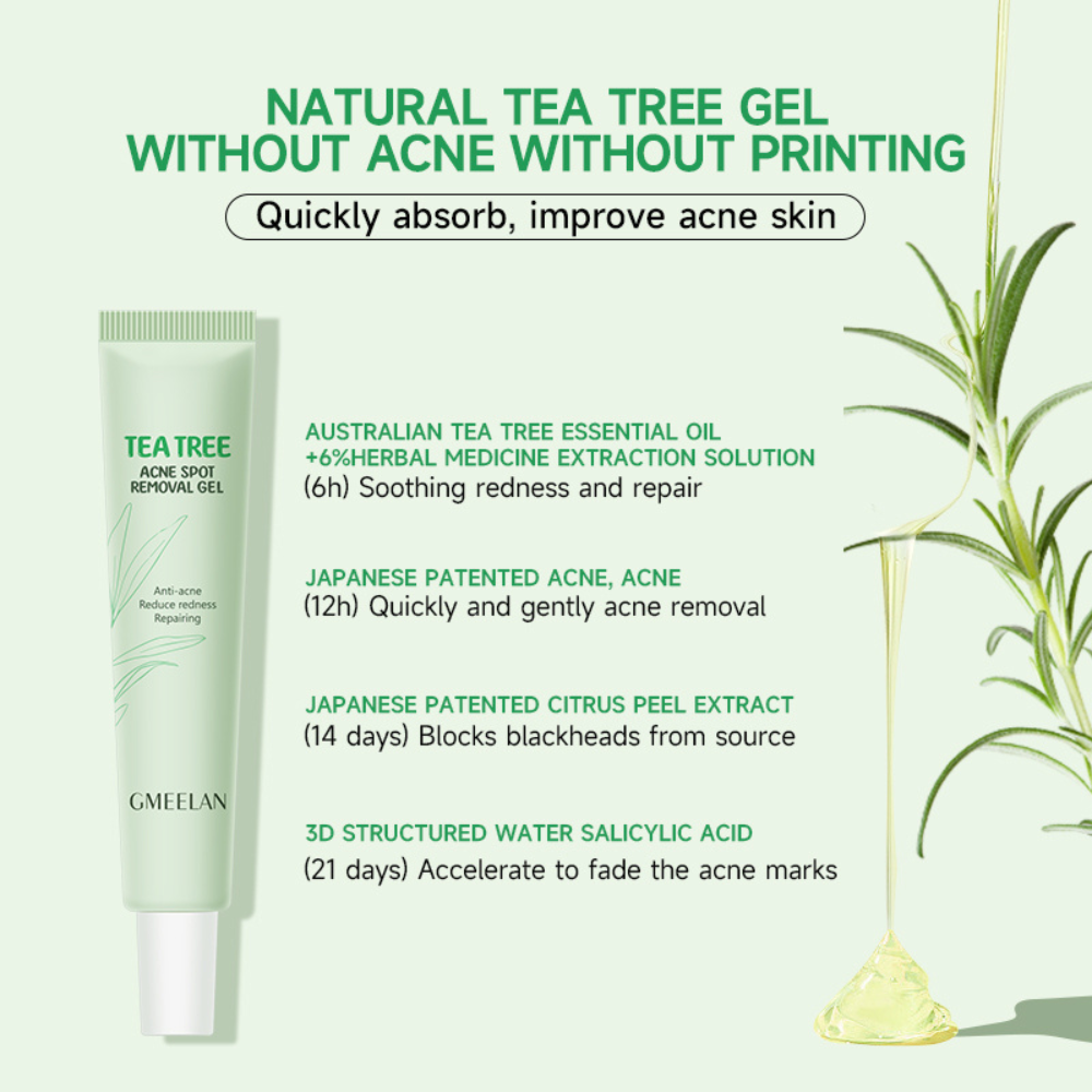 GMEELAN Tea Tree Acne Spot Removal Gel 20g