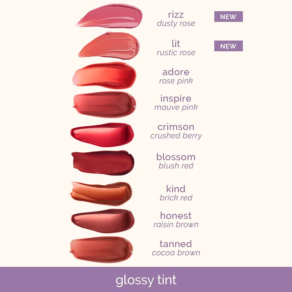 Happy Skin Cosmetics Kiss & Bloom Glossy Tint - Lit