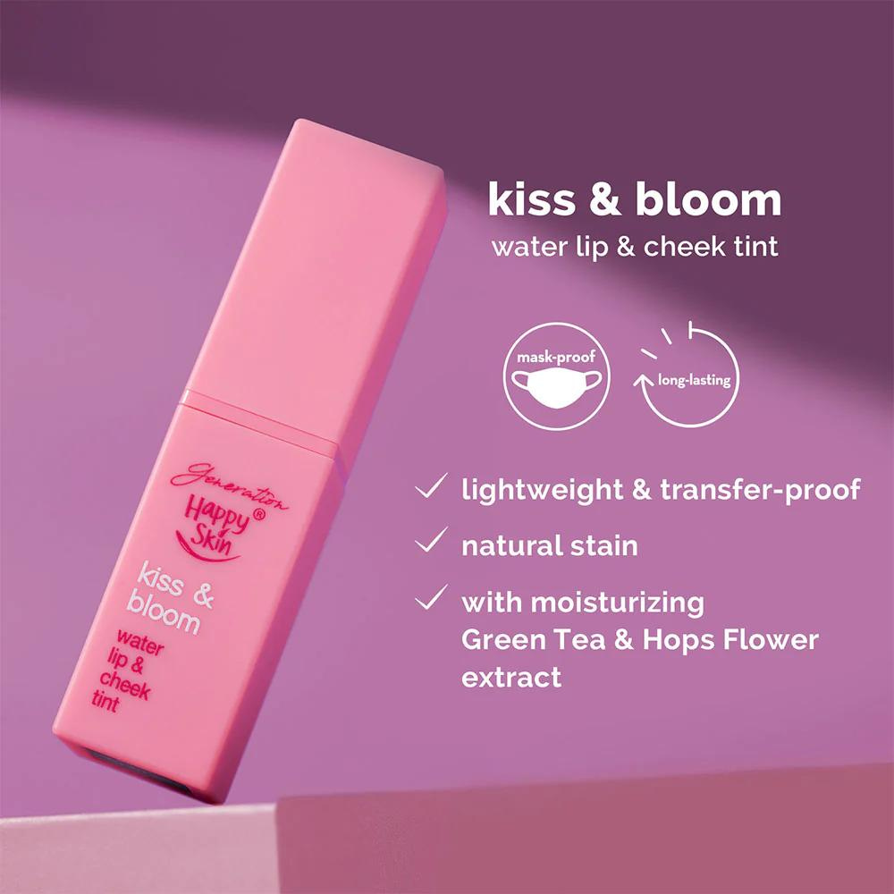 Happy Skin Cosmetics Kiss & Bloom Water Lip & Cheek Tint -Chill