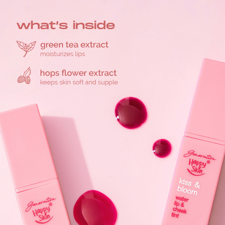 Kiss & Bloom Water Lip & Cheek Tint - Hope