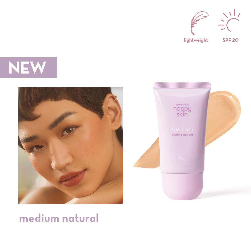Generation Happy Skin Stay Fresh Blurring Skin Tints Medium Natural