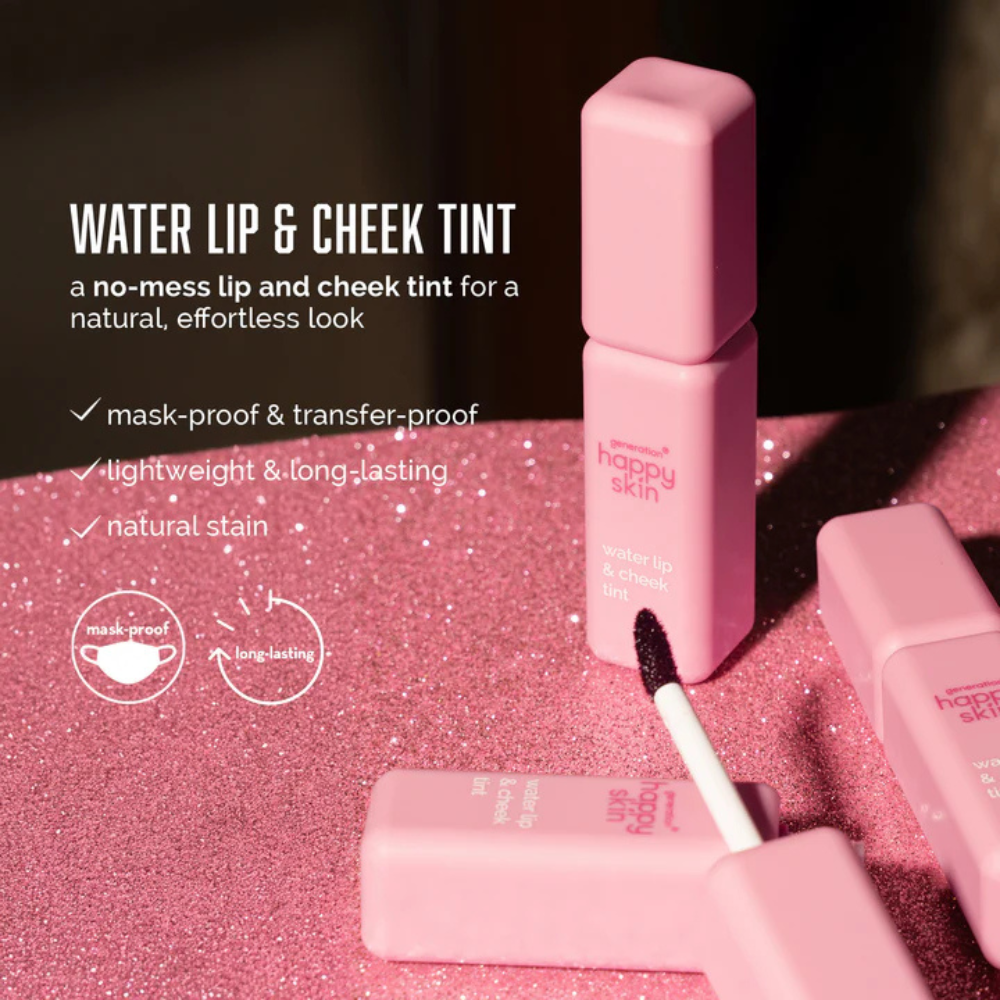 Happy Skin Cosmetics Active Kiss & Bloom Water Lip & Cheek Tint - Breathe