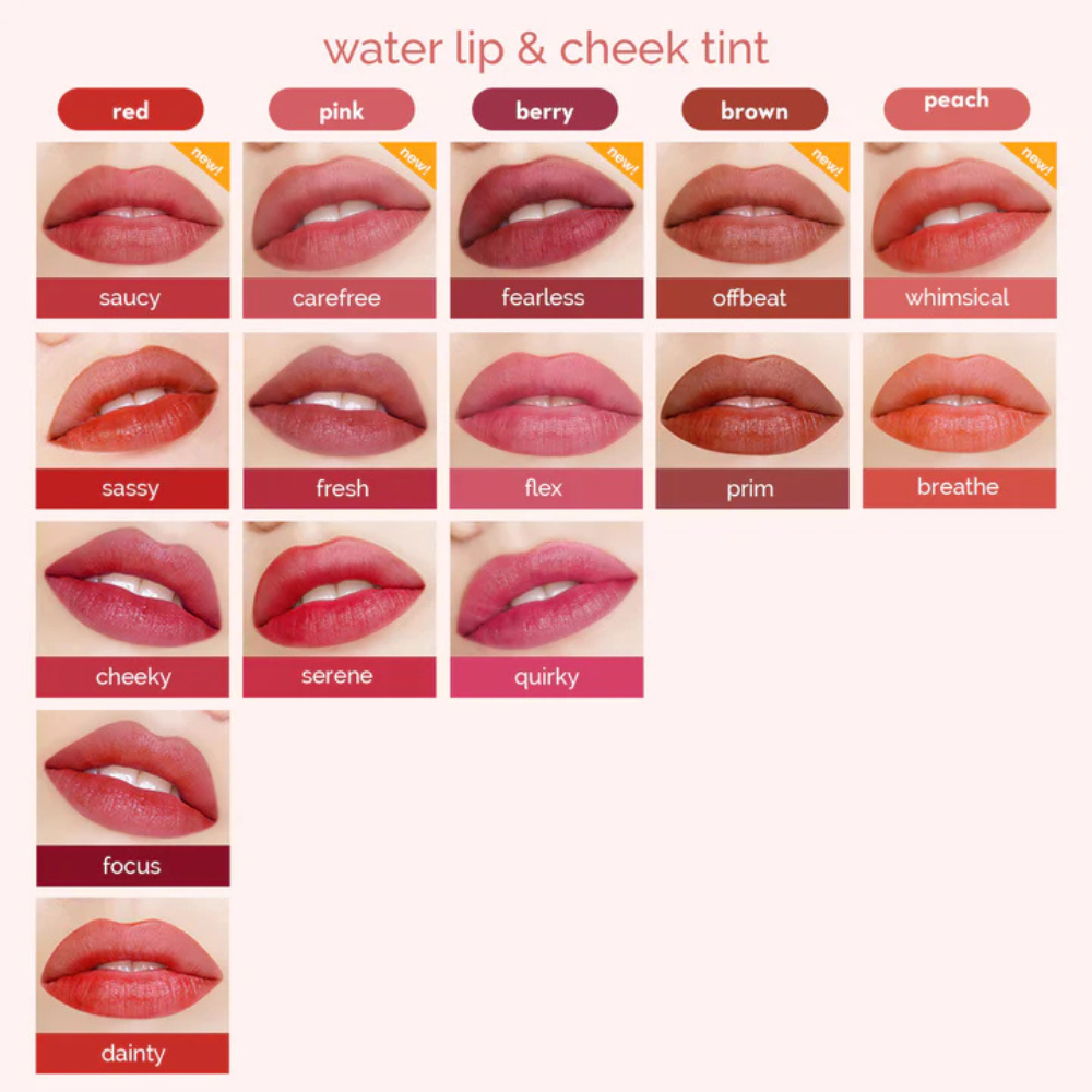 Happy Skin Cosmetics Active Kiss & Bloom Water Lip & Cheek Tint - Breathe
