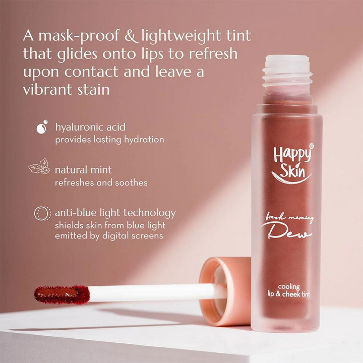 Happy Skin Fresh Morning Dew Cooling Lip and Cheek Tint - Dusk