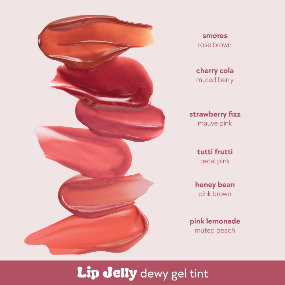 Happy Skin Lip Jelly -Dewy Gel Tint Swatches