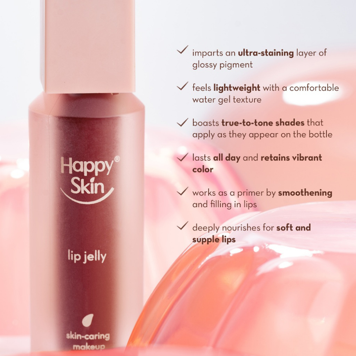 Happy Skin Lip Jelly -Dewy Gel Tint Benefits