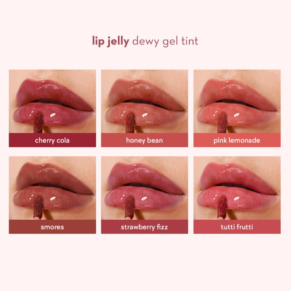 Happy Skin Lip Jelly -Dewy Gel Tint Lip Swatch
