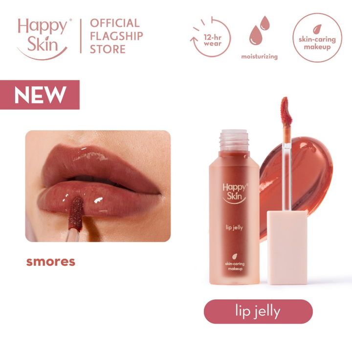 Happy Skin Lip Jelly -Dewy Gel Tint Smores