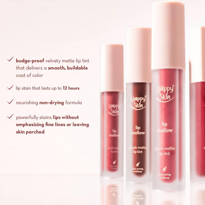 Happy Skin Lip Mallow Plush Matte Lip Tint Benefits
