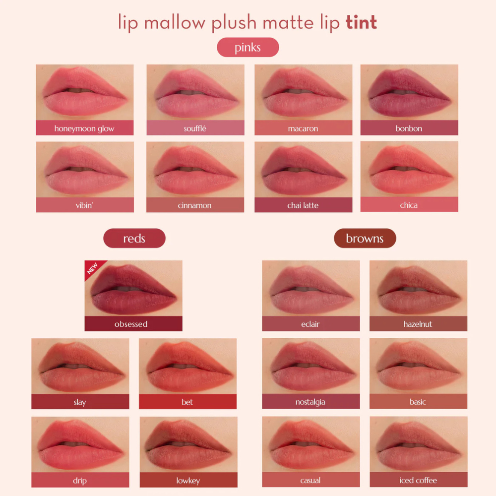 Happy Skin Lip Mallow Plush Matte Lip Tint - Chai Latte