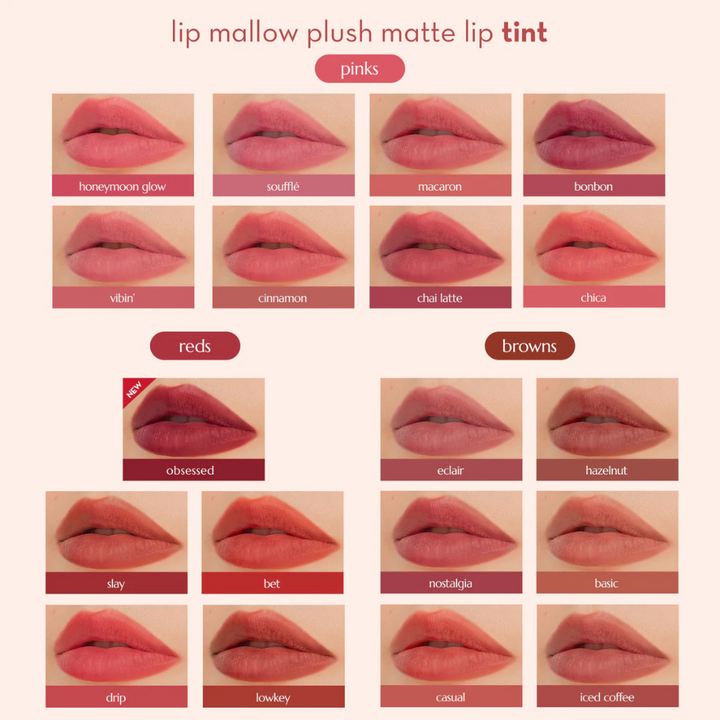 Happy Skin Lip Mallow Plush Matte Lip Tint - Chai Latte