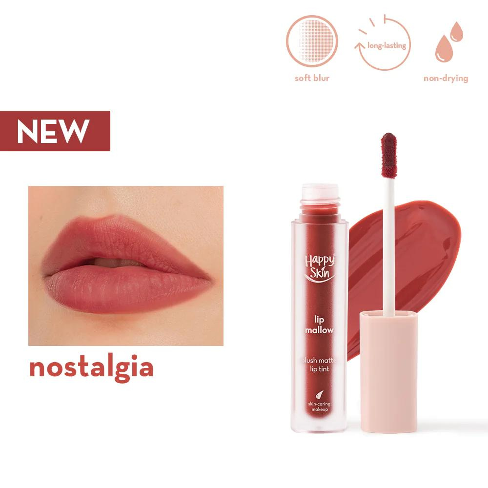 Happy Skin Lip Mallow Plush Matte Lip Tint -Nostalgia