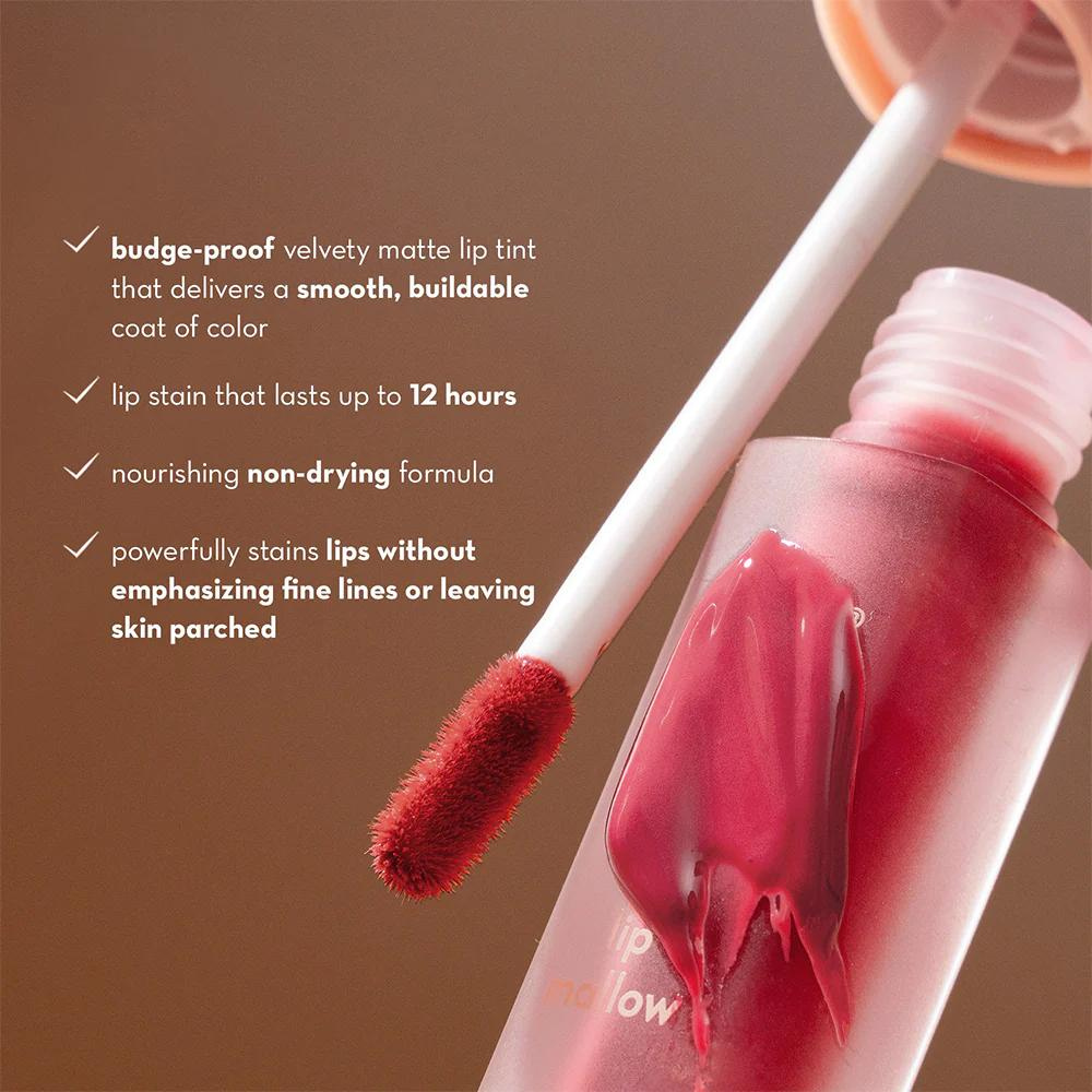 Happy Skin Lip Mallow Plush Matte Lip Tint -Bonbon