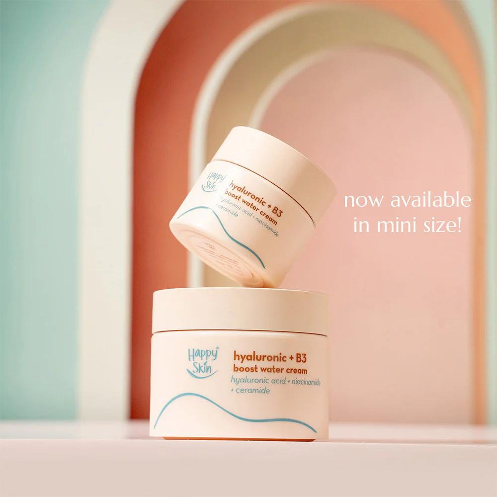 Happy Skin Mini Hyaluronic + B3 Boost Water Cream
