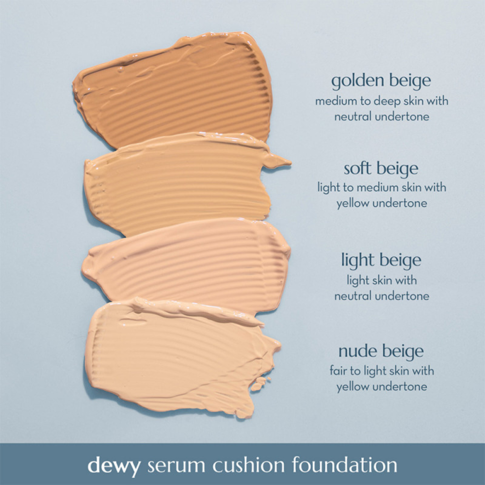 Happy Skin Second Skin Dewy Serum Cushion Foundation With SPF30