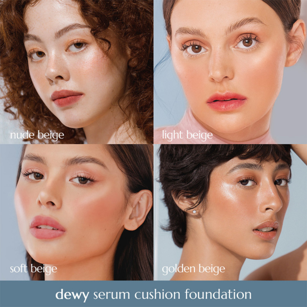 Happy Skin Second Skin Dewy Serum Cushion Foundation With SPF30