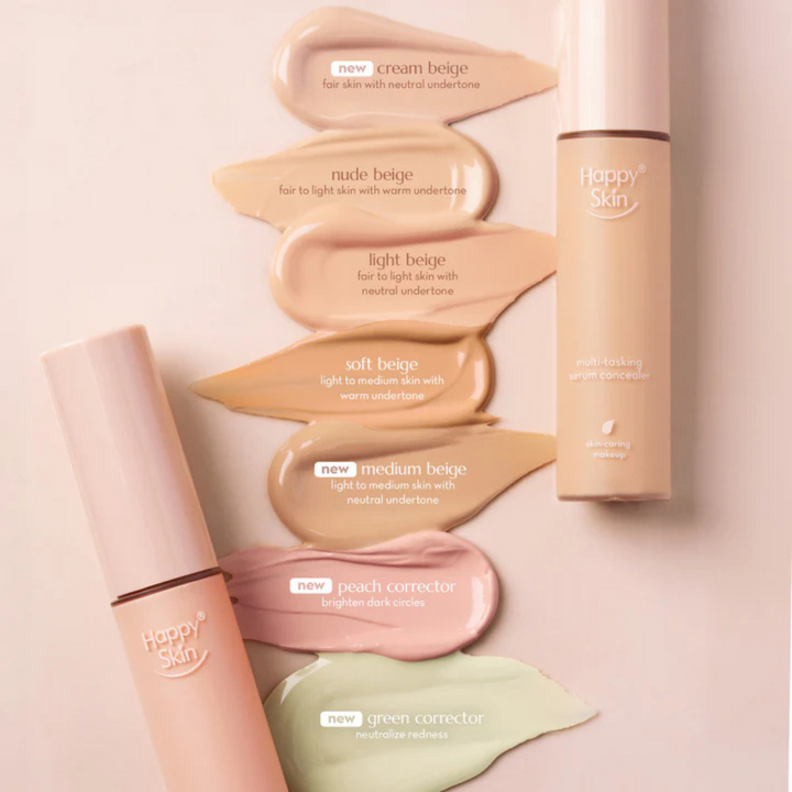 Happy Skin Second Skin Multi-Tasking Serum Concealer - Cream Beige