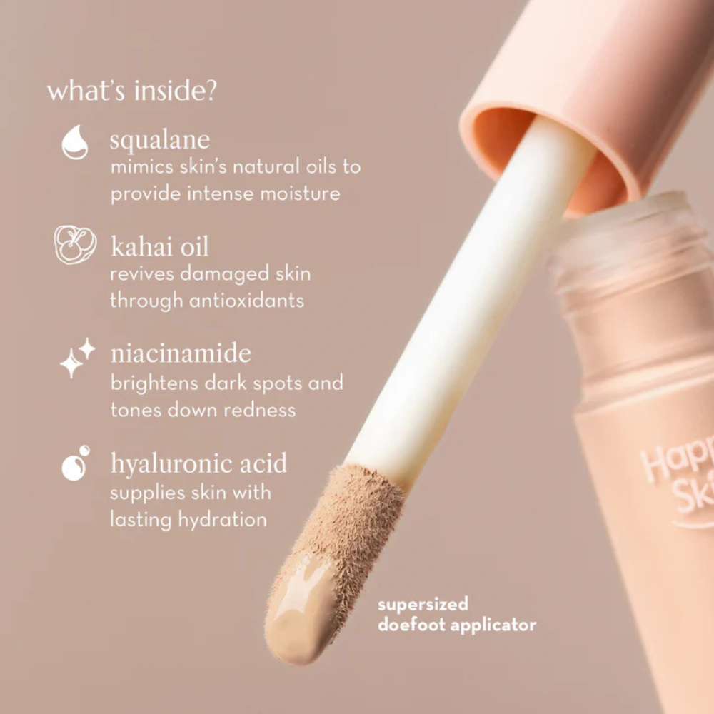 Happy Skin Second Skin Multi-Tasking Serum Concealer - Medium Beige

