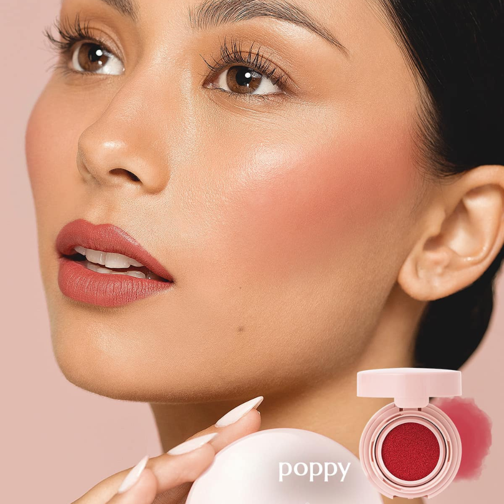 Happy Skin Second Skin Serum Cushion Blush Poppy