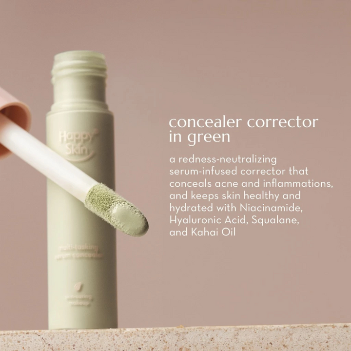 Second Skin Multi-Tasking Serum Concealer - Green Corrector